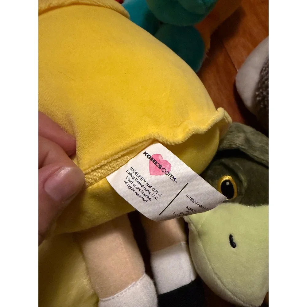 Kohls Cares Plush Lot 5 Dr Seuss Madeline Frederick Mouse Three Little Dinosaurs
